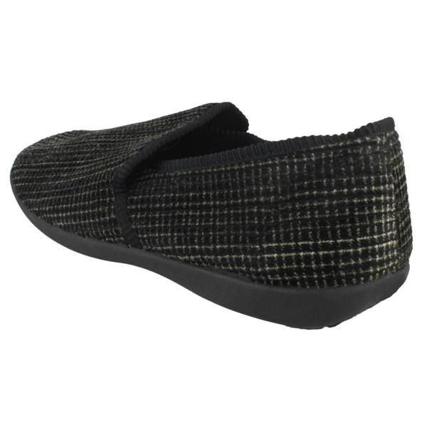 Spot On Mens Spot On Chequered Full Slipper X2034