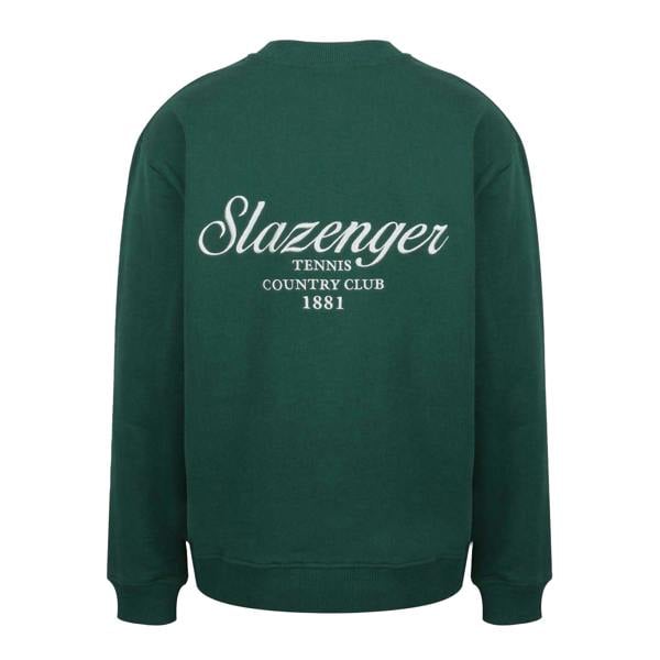 Slazenger Mens Embroidered Logo Sweatshirt - Green - 
