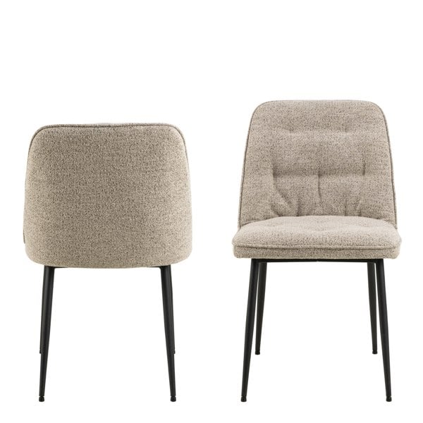 Furniture To Go Brooke Dining Chair in Monza Beige Set of 2
