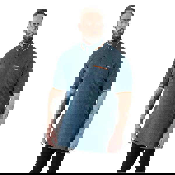 Duke Mens Harvey D555 Pique Kingsize Polo Shirt - Teal - 