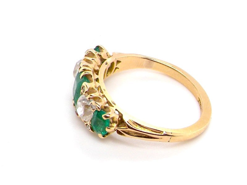 Vintage Tom An antique emerald and diamond ring