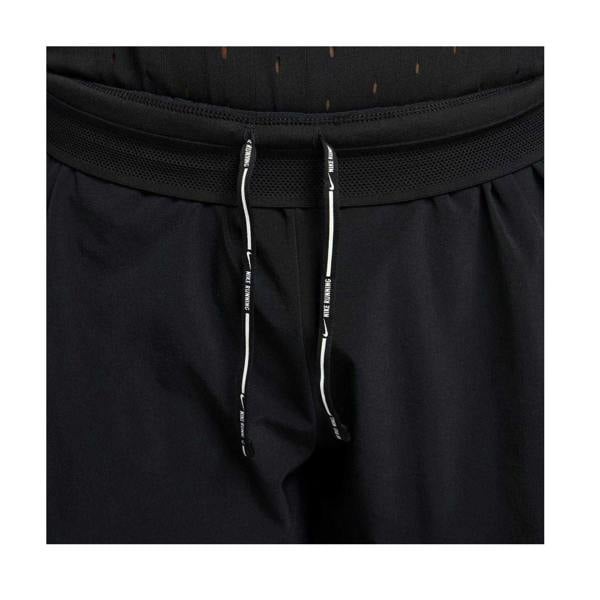 Nike Womens/Ladies Aero Swift Pleated Mid Rise Running Shorts - Black - 