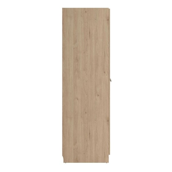 Wyld Haus Cherryfern Natural Oak Wood Wardrobe 4 Frame Doors