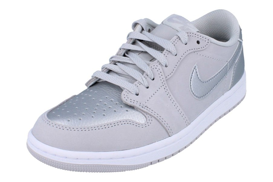 Nike Air Jordan 1 Retro Low Og Mens Trainers Cz0790  002 - Neutral Grey Metallic Silver 002 - Photo 0