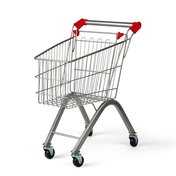 Bigjigs Toys Metal Shopping Trolley