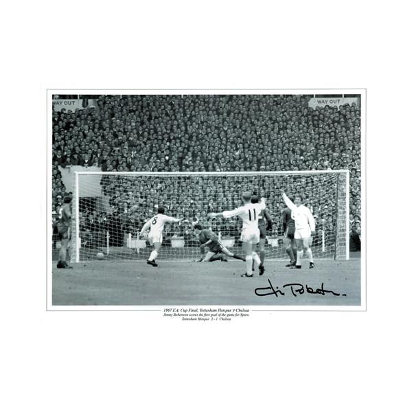 Jimmy Robertson Signed Tottenham Hotspur 16x12 Photo