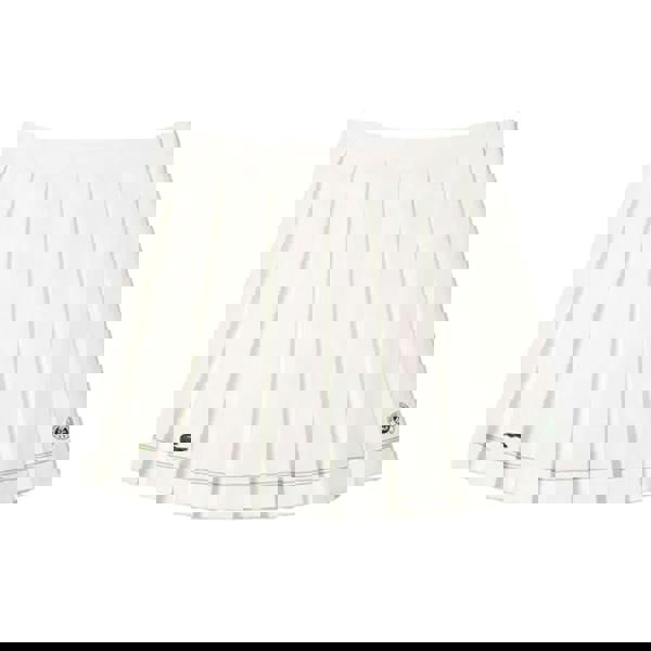 Lacoste Womens/Ladies Roland-Garros Edition Pleated Skirt - Cream - 