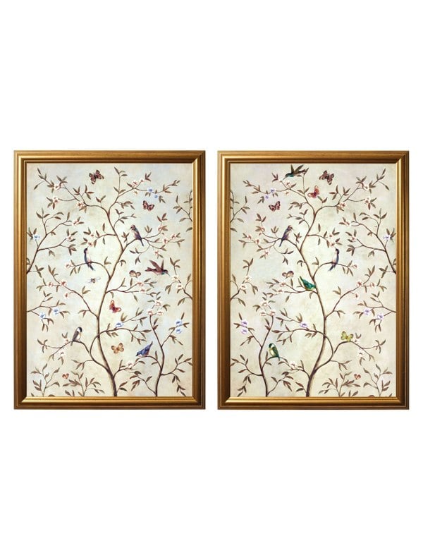 Exceptional Art Tree of Life Natural Set of 2