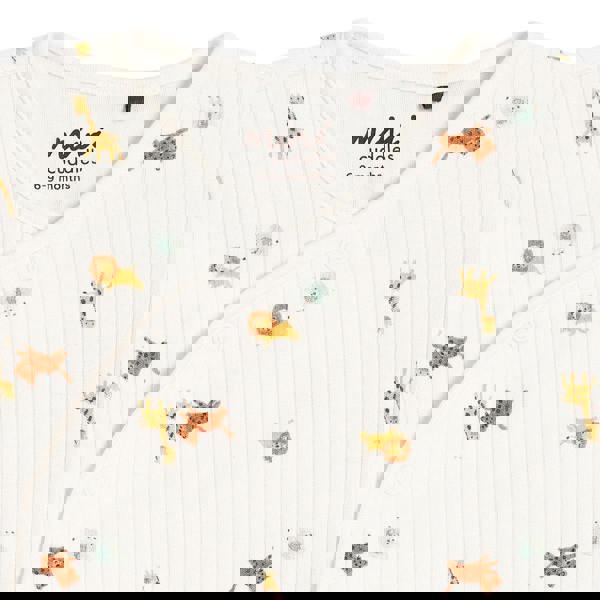 Mini Cuddles Baby Unisex Animal Print 2pc Set, Multicolor