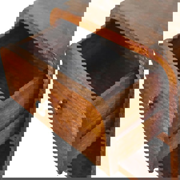 Artisan Furniture Solid Wood Mini Curve Floating Bedside