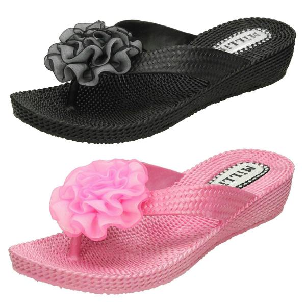 Girls Millie Jelly Style Toe Post Sandals
