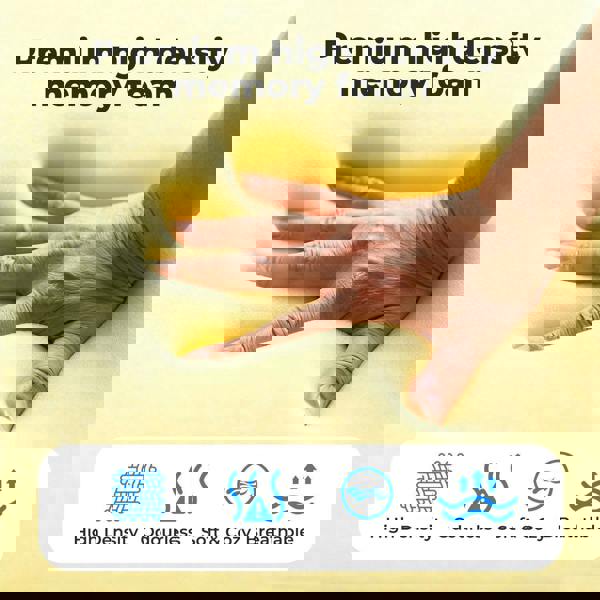 Lavio Orthopedic Neck Pillow Memory Foam Cervical Support Pillow for Pain Relief