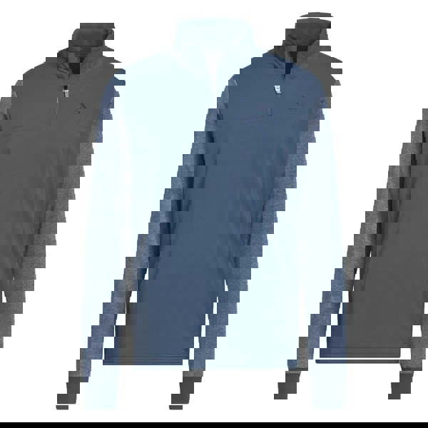 Adidas Mens Go-To Quarter Zip Jacket - Blue