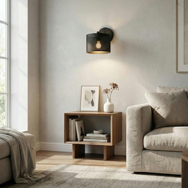 Emibig LUX Wall Lamp 1 x E27 Black