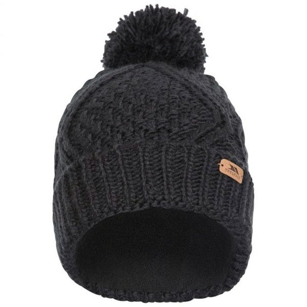 Trespass Women's Zyra Knitted Beanie - Black