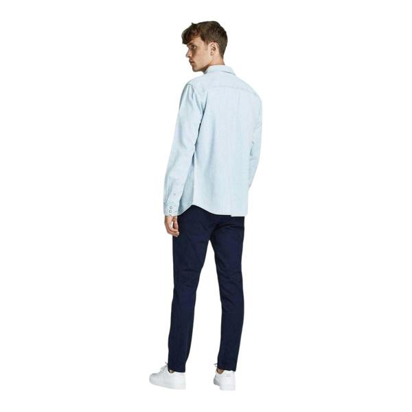 Jack And Jones Mens Dave Slim Chinos - Navy Blazer - 