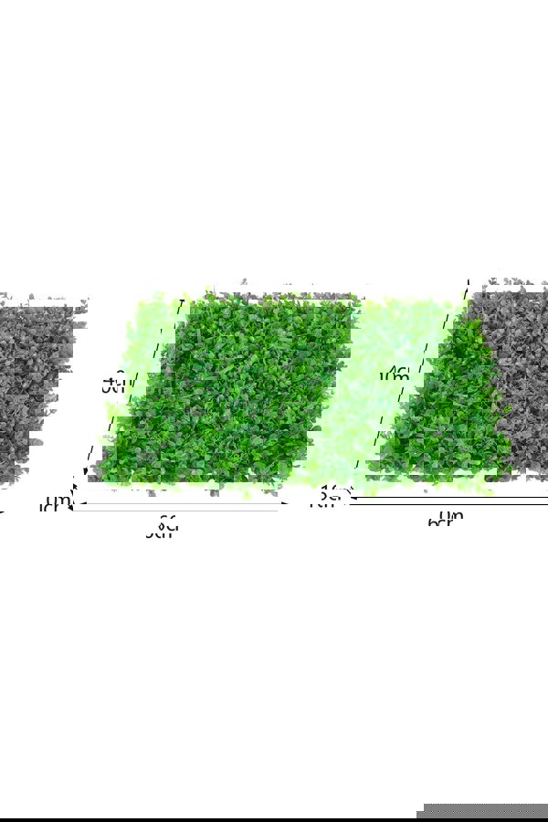 Living and Home 40Cm x 60Cm Artificial Eucalyptus Leaf Mixed Plant Hedges Wall Panel