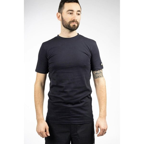 Caterpillar Essentials Short-sleeve Cotton Men's Blue T-Shirt
