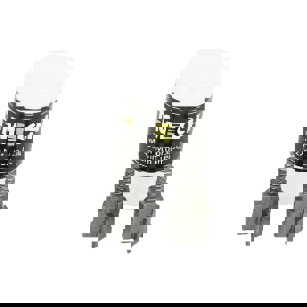 T-Mech Mortice Jig set featuring two durable metal cutters and a protective storage container, ideal for precise woodworking tasks