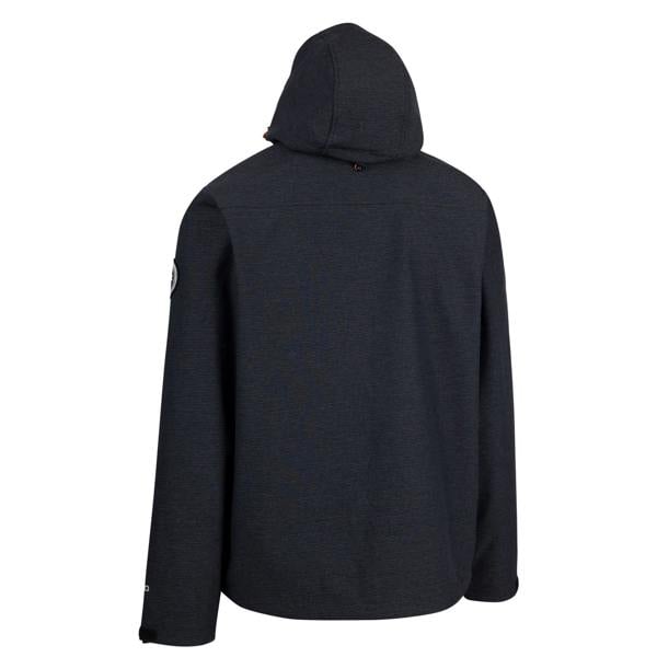 Trespass Mens Justin DLX Marl Soft Shell Jacket - Black Marl - 
