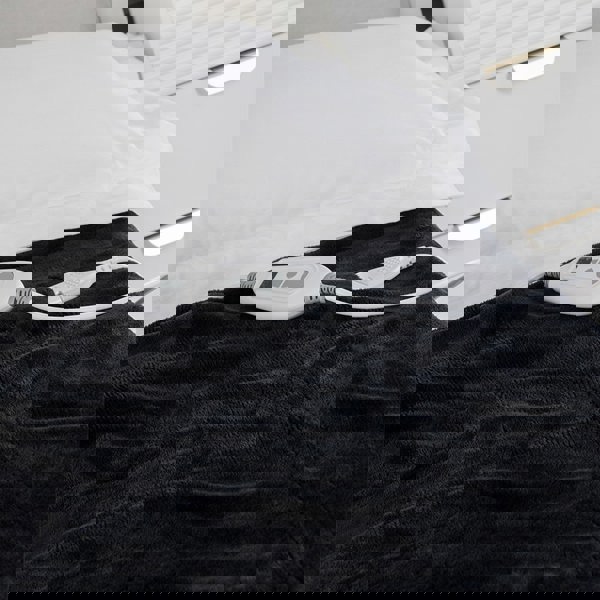 Snug City Electric Heated Over Blanket Throw 6 Heat Settings Machine Washable Soft Touch