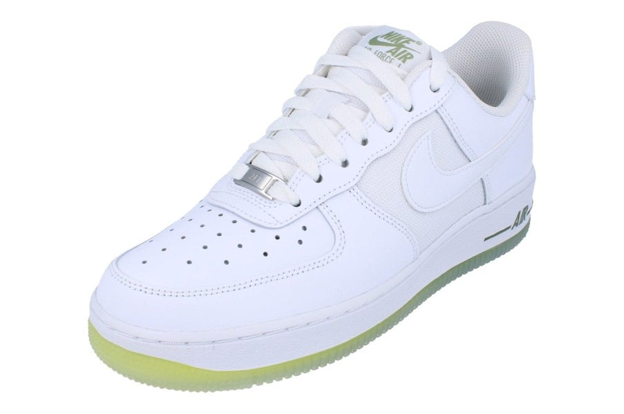Nike Air Force 1 07 Mens Trainers Hm0941  100 - White Oil Green 100 - Photo 0