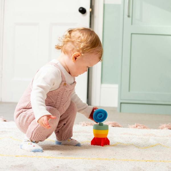 tickit SiliSoft® Rocket Stacker (Rainbow)