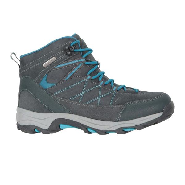 Mountain Warehouse Womens Rapid Suede Waterproof Hiking Boots - Grey