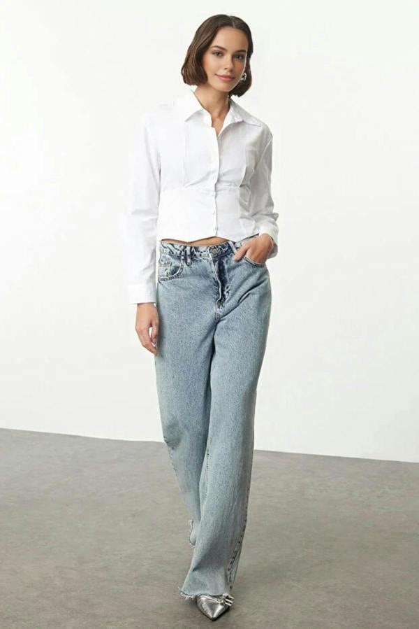 WOVCOR Waist-Sit Woven Shirt