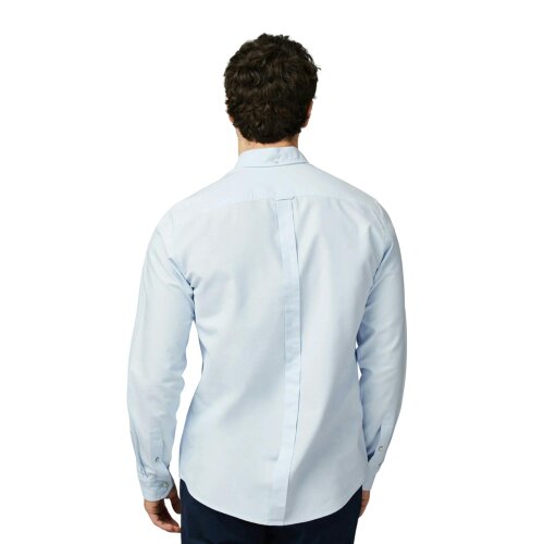 Ben Sherman Mens Signature Oxford Long-Sleeved Shirt - Sky
