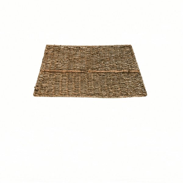 Ivyline Seagrass Foldable Square Tree Skirt Sustainable