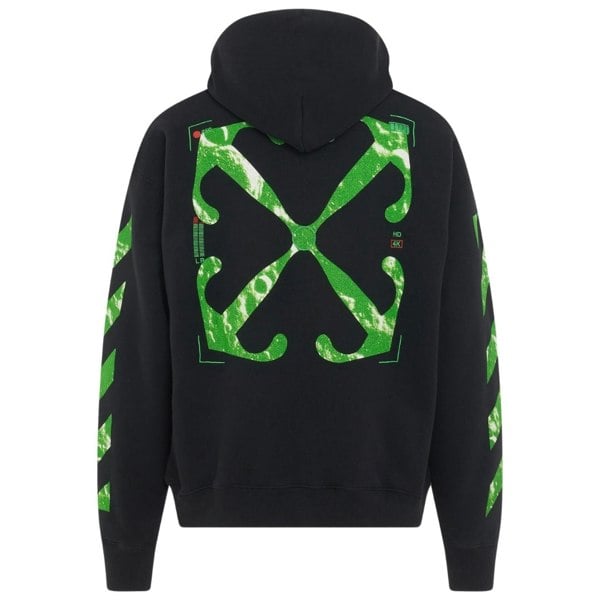 Off-White Moon Cam Arrow Skate Hoodie - Black