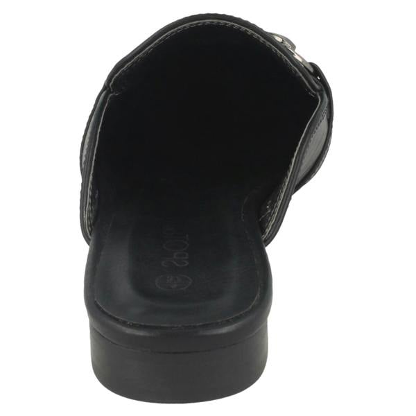 Spot On Ladies Spot On Backless Mule Shoes F80286