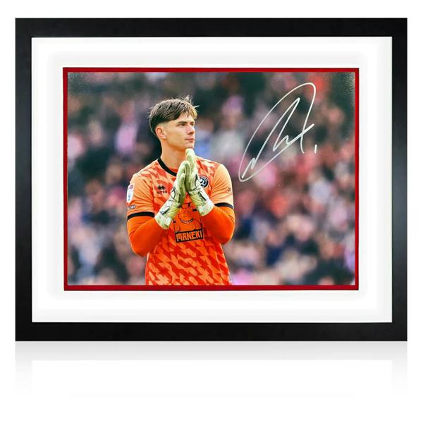 Michael Cooper Signed Sheffield United Deluxe Mount Frame