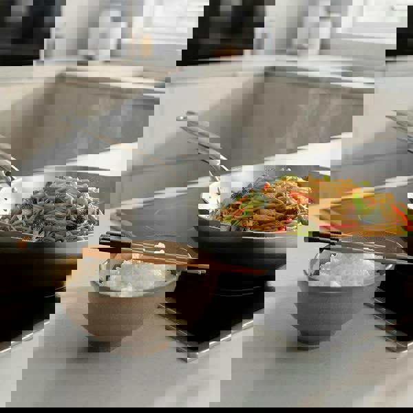 Anygleam Wooden Black 4pairs Wooden Sushi Chopsticks Reusable Kitchen Tableware