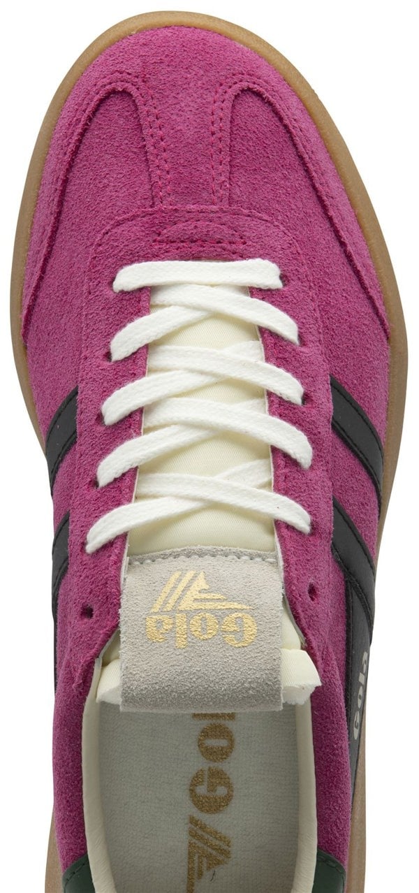 Gola Athena Suede Women's Fuchsia/Black/Evergreen Trainers