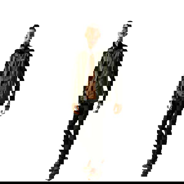 Regatta Great Outdoors Mens Hedman II Two Tone Full Zip Fleece Jacket - Olive Night/Black - 