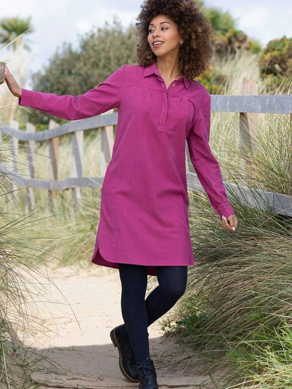 Kite Organic Mapperton Cord Dress Berry
