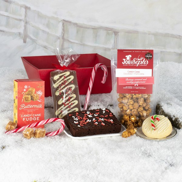 Virginia Hayward Candy Cane Gift Basket