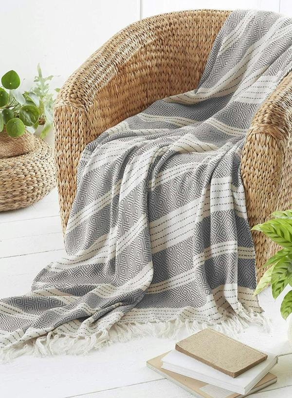 Throw Diamond Grey Pet Throw 120x150cm