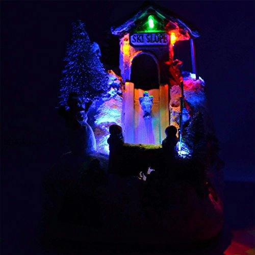 17cm Christmas LED Musical Light Up Nativity Sculpture Set for Indoor Home Display image 4