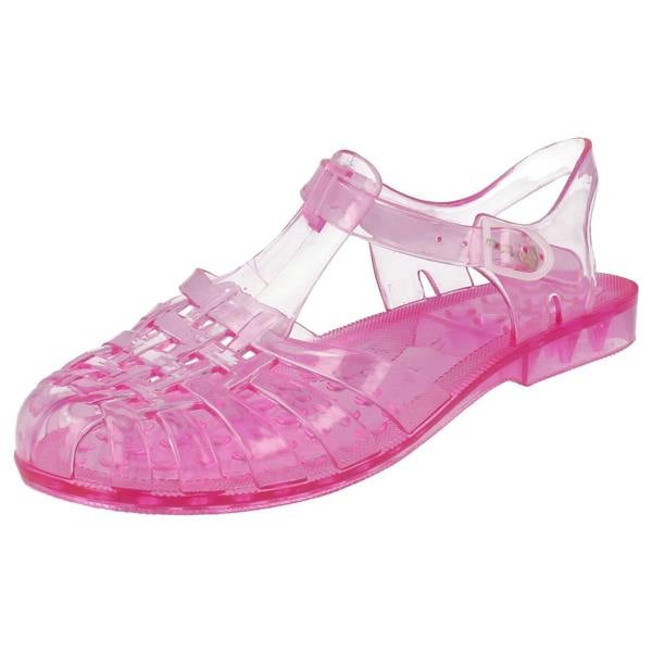 Spot On Ladies Spot On Transparent Jelly Shoes
