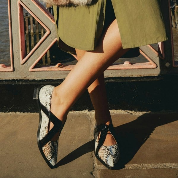 Embassy London Harlowe - Multi - Women's cutout leather lace up shoe