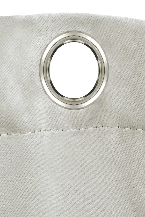 Living and Home 2 Panels Beige Blackout Curtains Polyester Drop Eyelet Curtains for Bedroom and Living Room, 229cm W x 229cm H