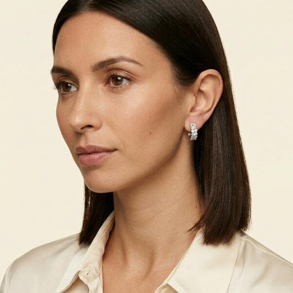 Cachet London Halia 15mm Silver Earrings