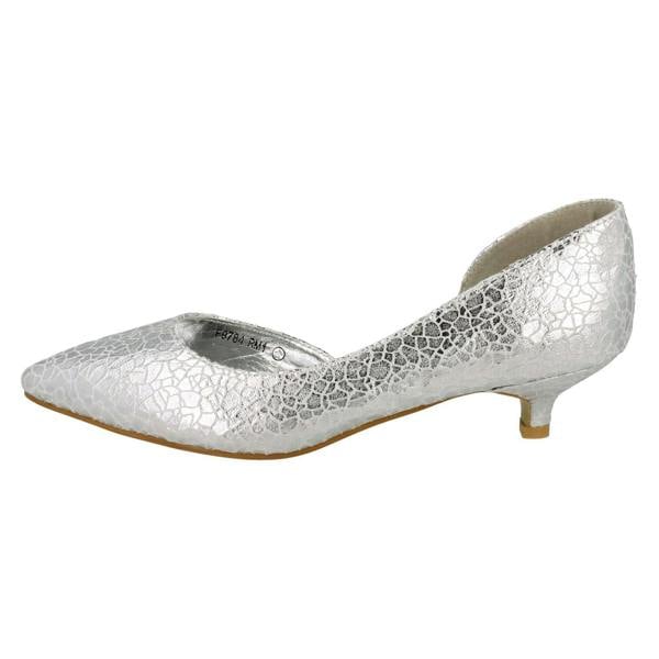 Savannah Ladies Savannah Cut Out Side Kitten Heel