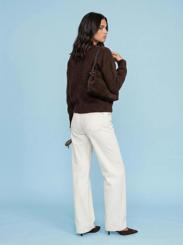 Urban Bliss Wool Blend V Neck Jumper