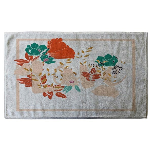 Benjamin Tate Design Love & Flowers (Bath Towel)
