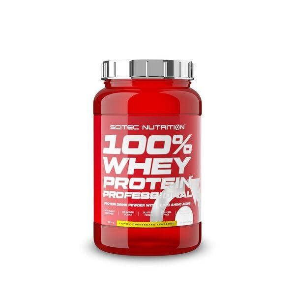 SciTec 100% Whey Protein Professional, Lemon Cheescake - 920g