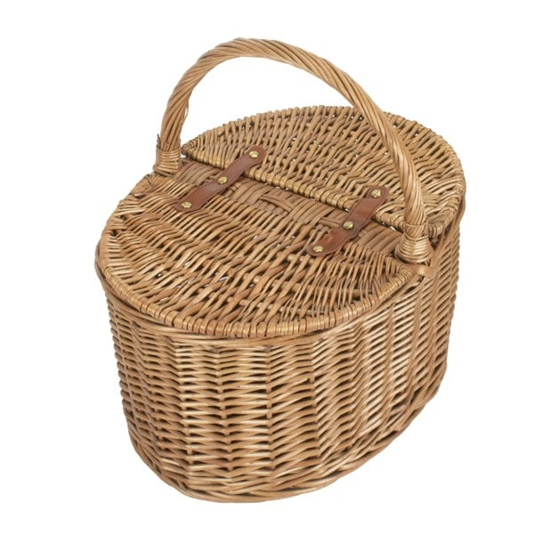Wicker Picnic Baket with Lining